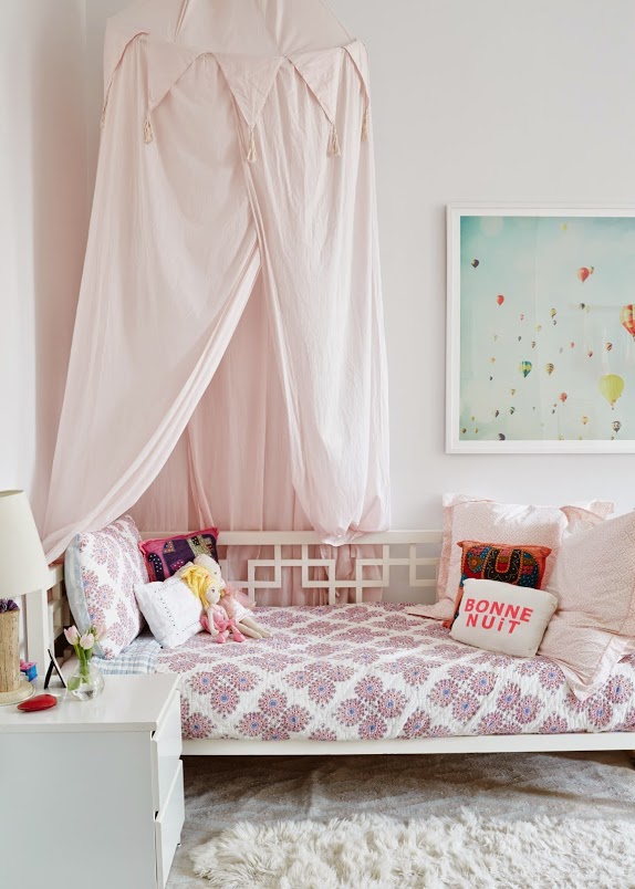 girls-bedroom-NYC-home tour-inspiration-cupofjo