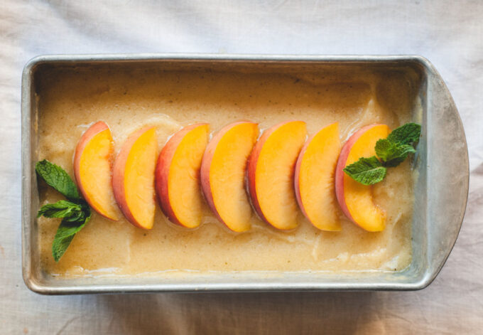 Peach Sauvignon Blanc Sorbet | A Cup of Jo