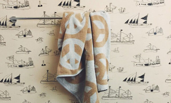 Liz Libre Wallpaper and Lena Corwin Peace Towel