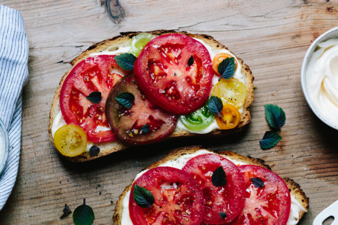 Three-Ingredient Tomato Sandwich
