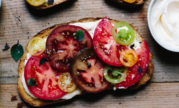 Three-Ingredient Tomato Sandwich