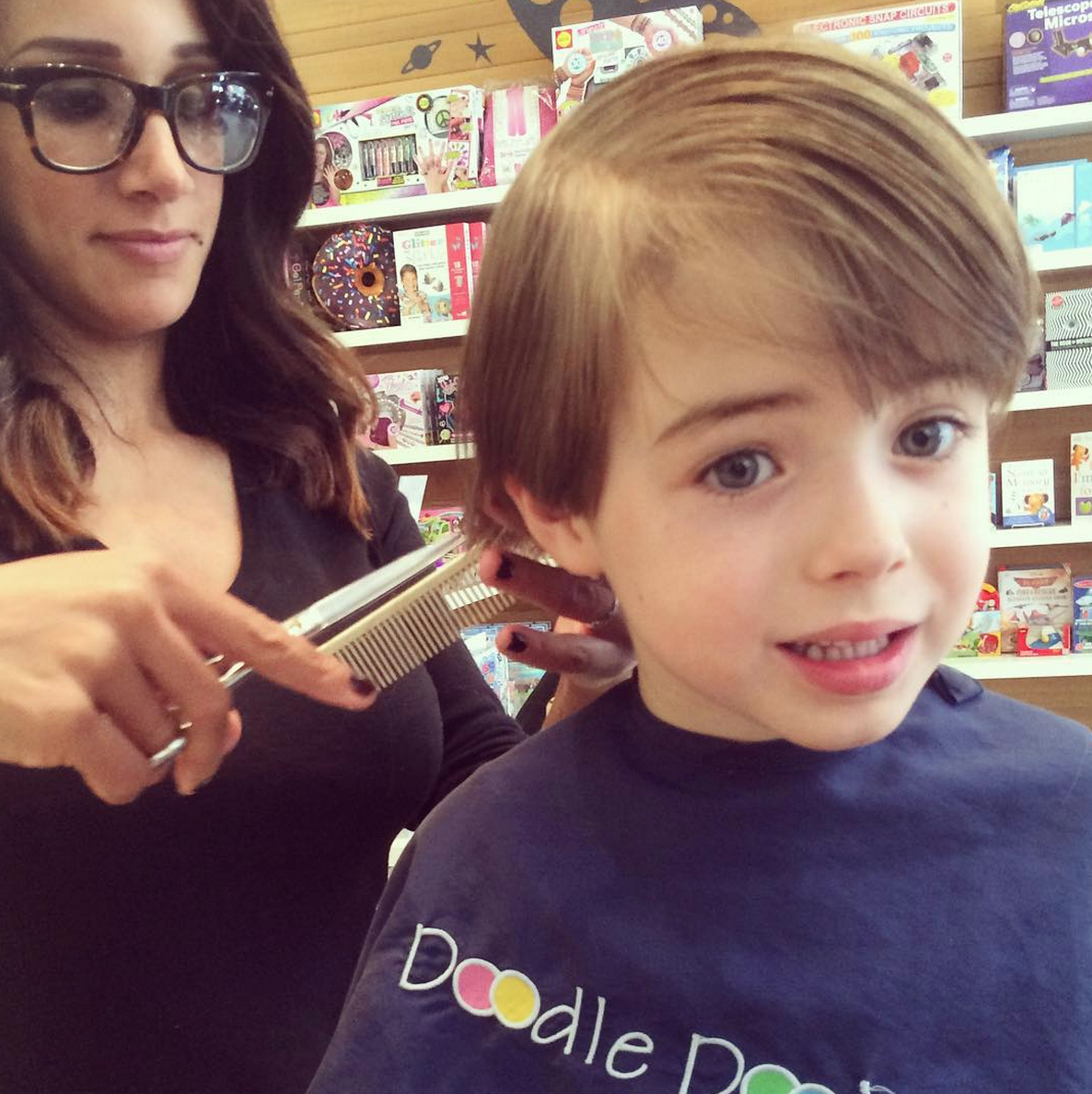 Toby's First Haircut