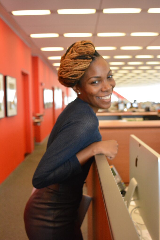 Angelica Rogers at the New York Times, by Bill Cunningham