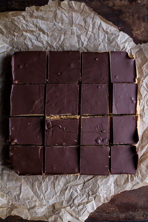 Five-Ingredient Chocolate Peanut Butter Bars