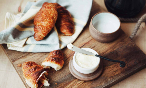 French ceramic butter keeper