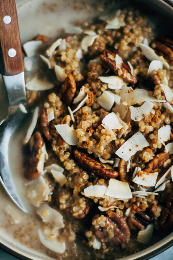 Quinoa With Chai-Spiced Almond Milk