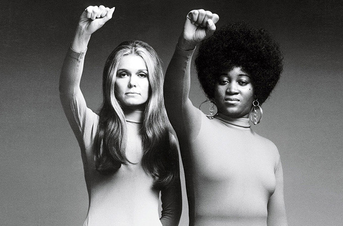 Gloria Steinem and Dorothy Pittman Hughes