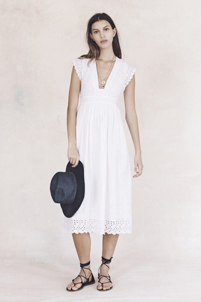 White Midi Dress