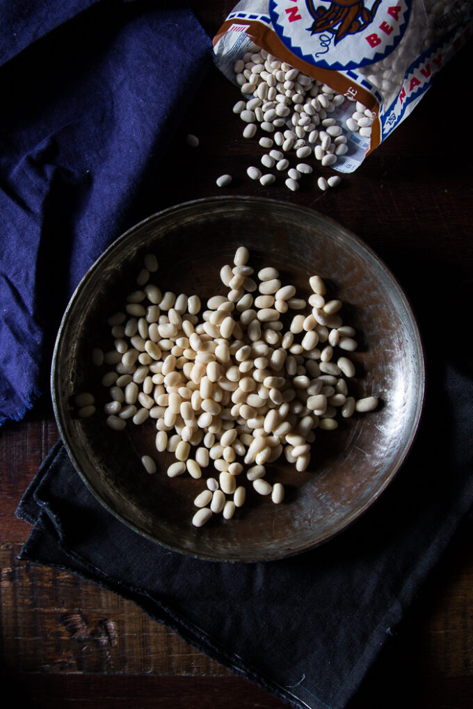 Lemony Soup with White Beans, Kale and Pasta