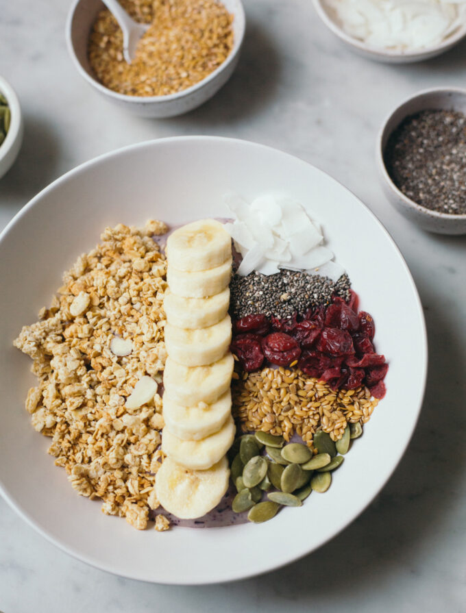 Berry-Chickpea Smoothie Bowl