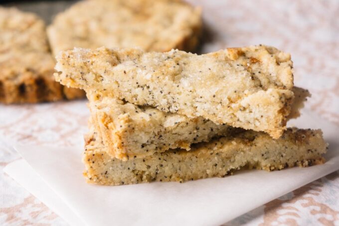 Meyer Lemon Shortbread