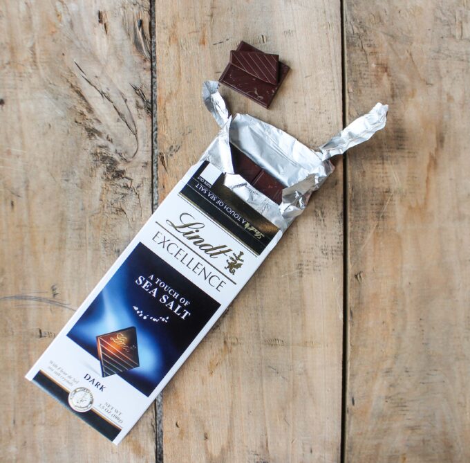 Lindt Dark Chocolate with a Touch of Sea Salt