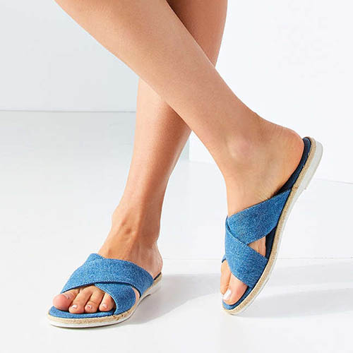 Denim Espadrille