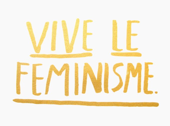vive-le-feminisme-print-card-poster