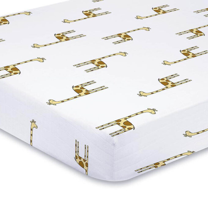 Giraffe crib sheets