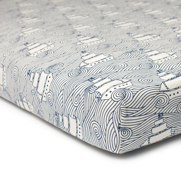 Winter Water Factory crib sheets