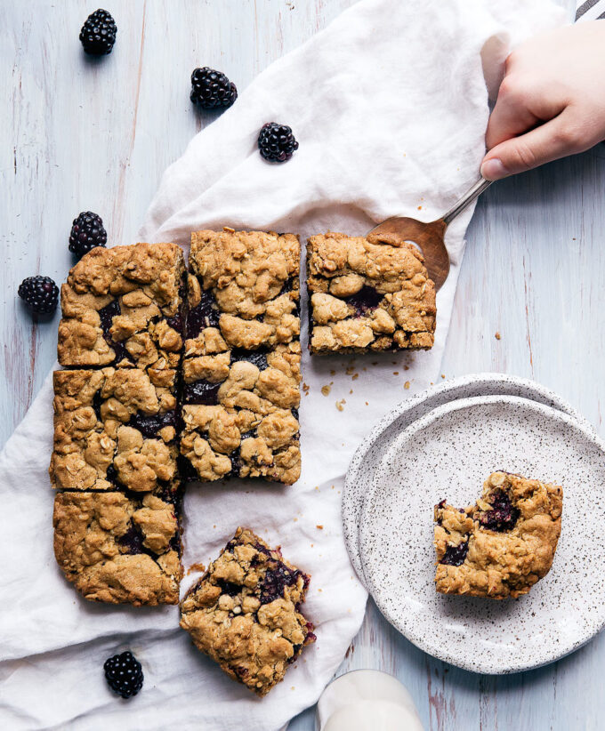 Blackberry Crumble Bars