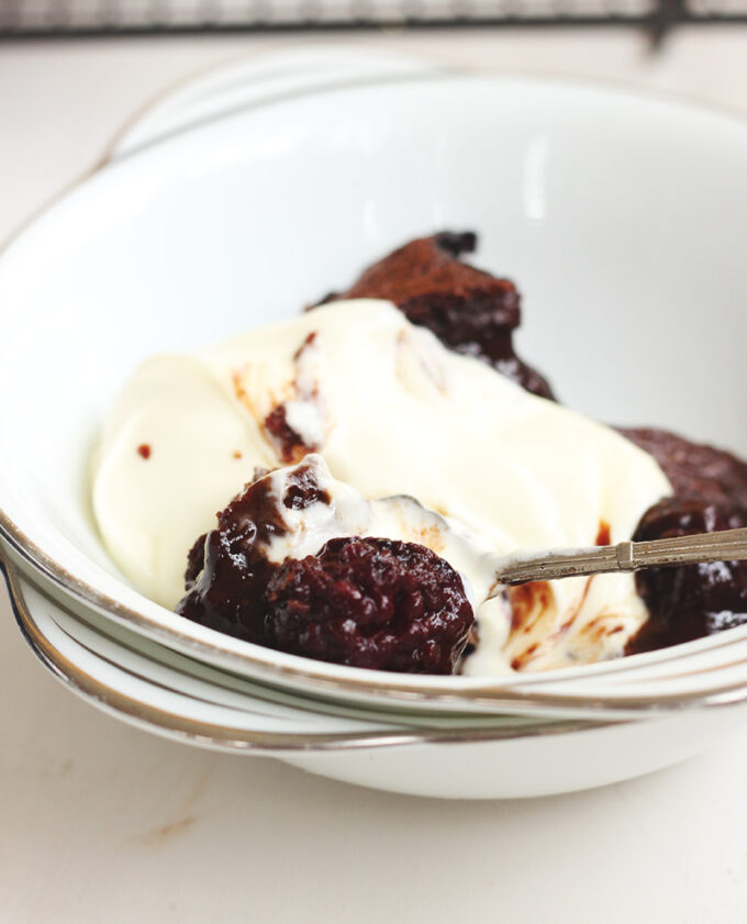 Chocolate Blackberry Pudding