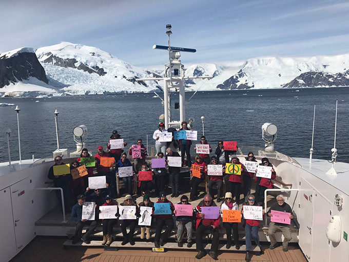 Women's March in Antarctica