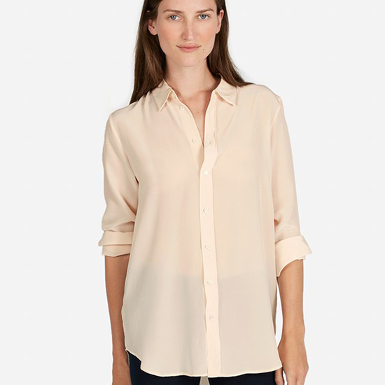 Everlane Relaxed Silk Shirt