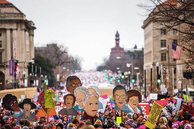 Women's March best signs
