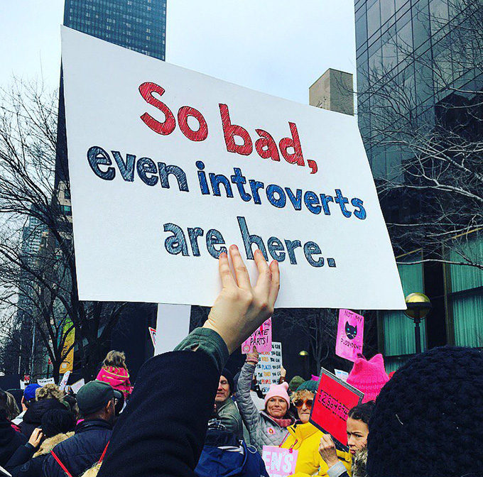 Women's March funny signs