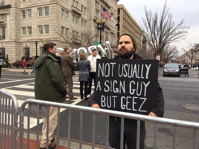 Women's March funny signs