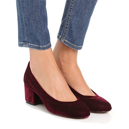 Velvet Pumps