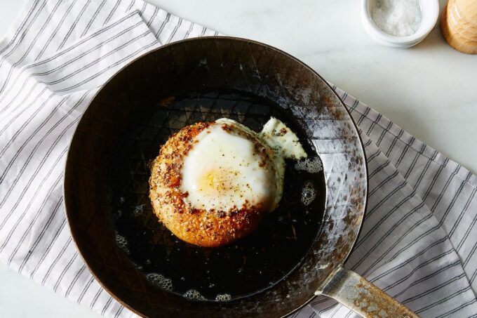 Bagel in a hole recipe