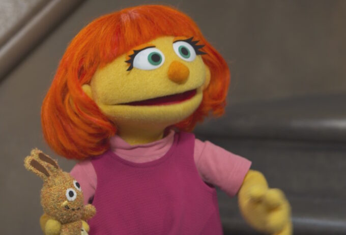Julia, Sesame Street character with autism