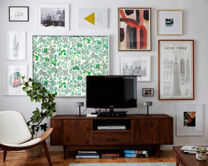 Framing Wallpaper as Artwork