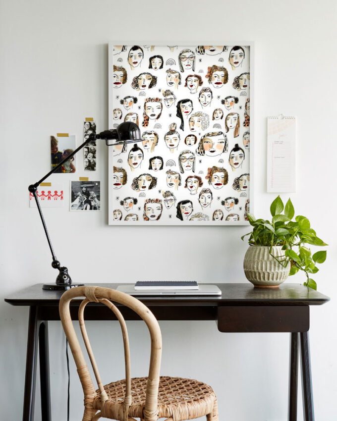 Framing Wallpaper as Artwork
