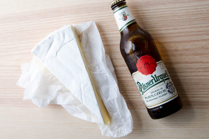 Seven Best Cheese Pairings: brie and pilsner beer