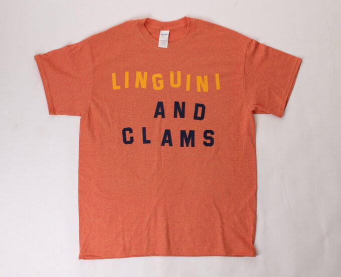 Linguini and clams t-shirt