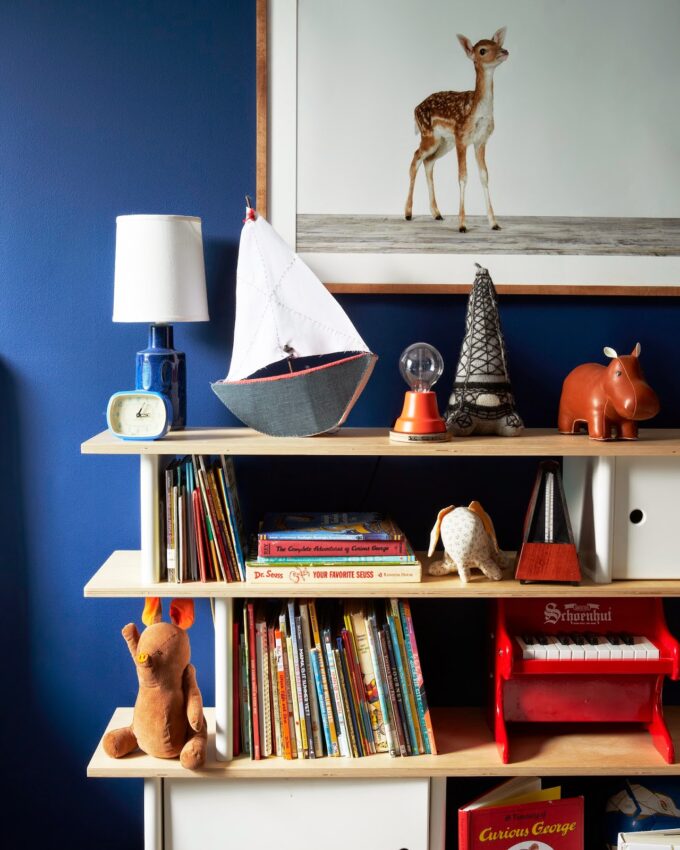 Boy's bedroom with Symphony Blue paint