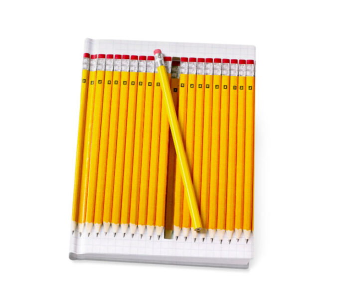 Hidden pencil notebook