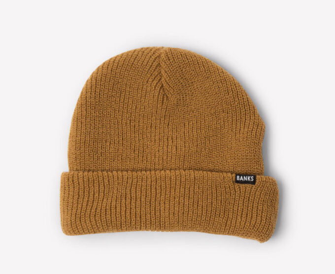 banks khaki beanie