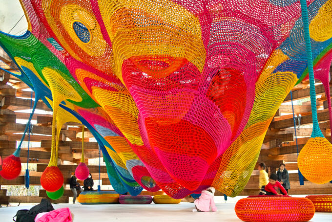 Crochet playground in Tokyo by Toshiko Horiuchi MacAdam