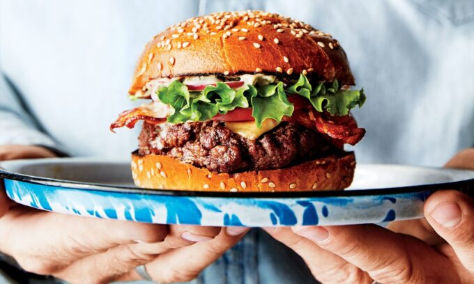 Burger recipe from Bon Appetit
