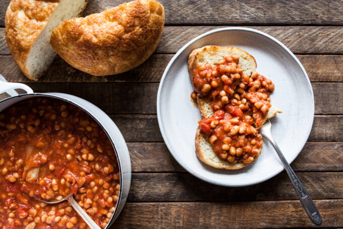 Crock-Pot Tomato White Beans