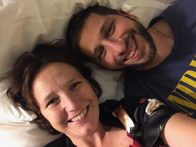 John Duberstein and Nina Riggs