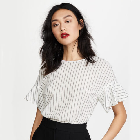Ruffle Sleeve Top