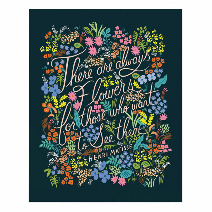 Floral Quote