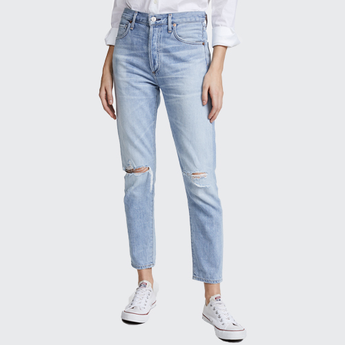 High-rise jeans