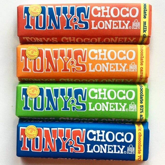 Tony's Chocolonely chocolate bars