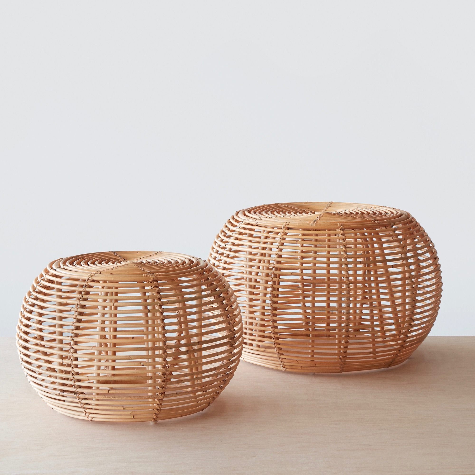 Rattan Ottomans