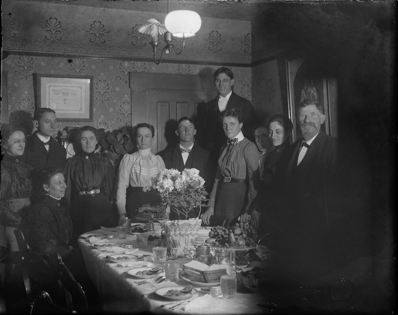 Formal portrait before dinner
