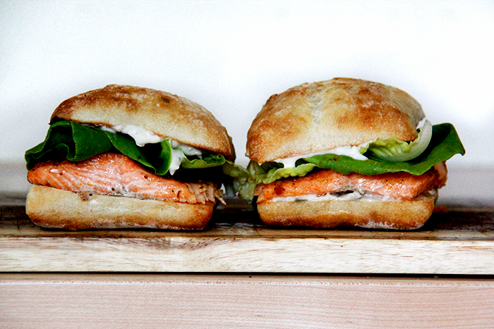 10-Minute Salmon Sandwich