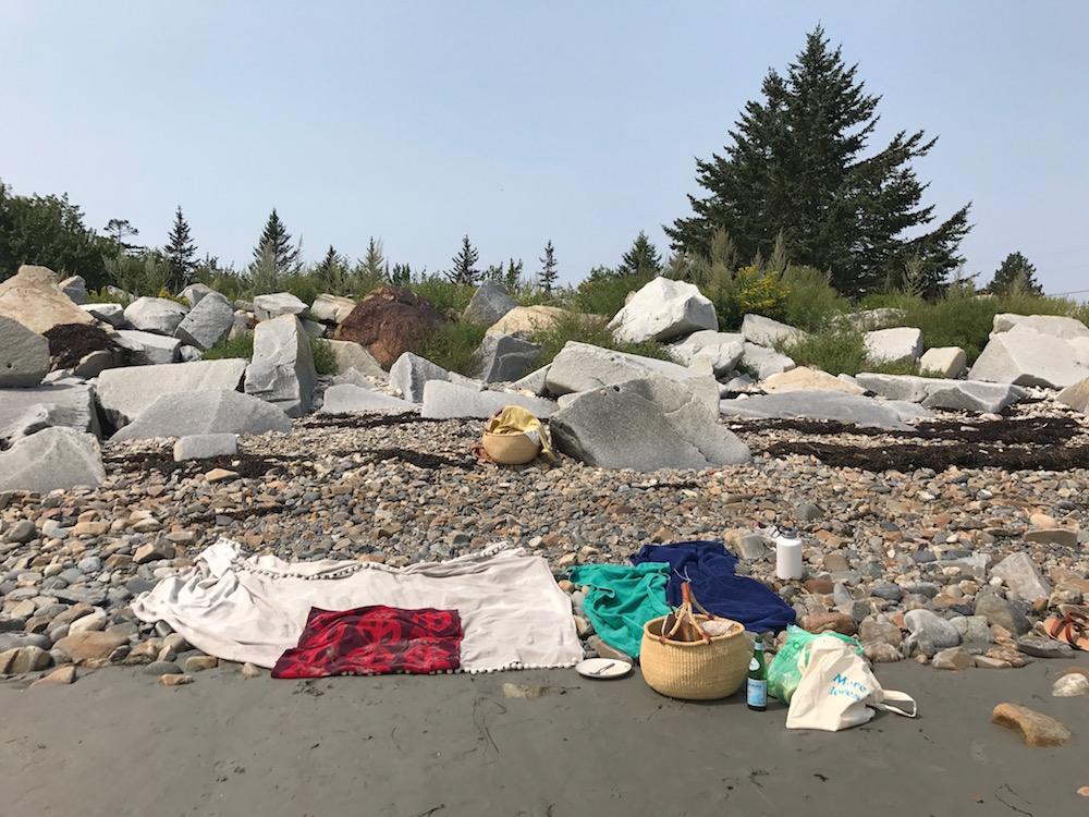 Owl's Head beach in Maine