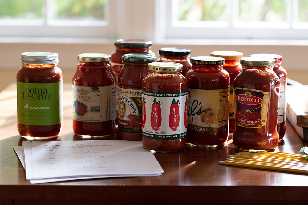 pasta sauce taste test
